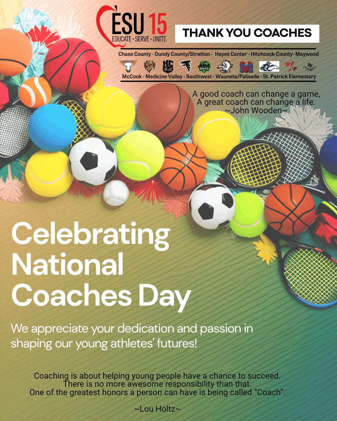 thank you coaches